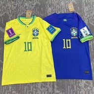 2025 World Cup Brazil No. 10 Neymar Vinicius Jersey Set Printed Mens Adult Childrens Sports Team Uni