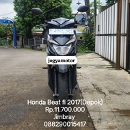 Honda Beat fi 2017 motor bekas berkualitas