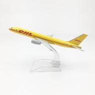 [16cm] DHL 757 Airplane Model (Aircraft Metal Model) Made Of Steel With Base Toys Collectibles
