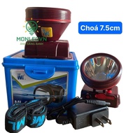 [2 PIN - Sáng 15h không giảm ánh sáng- sáng TRẮNG]Đèn pin đội đầu chống nước siêu sáng dòng ML: ML6M
