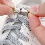 1 Pair 1M No-tied Shoelace Capsule Buckle Elastic Thickened Lazy Pressing Buckle Sports Shoelace Fix