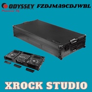 Odyssey FZDJMA9CDJWBL Black Label DJ Coffin Flight Case with Wheels for DJM-A9 and CDJ-3000 or Simil
