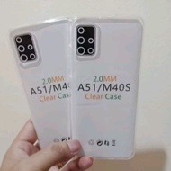 Jelly case clear silicone Samsung A51/M40S