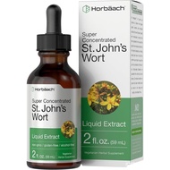 Horbäach St Johns Wort Tincture | 2 Fl Oz | Alcohol Free | Vegetarian Liquid Extract |, Gluten Free 