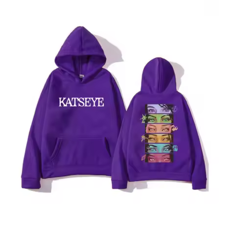Unisex Vintage Streetwear Hoodie With KATSEYE Girl Group Graphic Korean Style Casual Fashion For Men