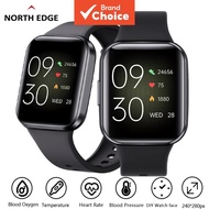 NORTH EDGE Q23 Smart Calculator Watch BP HR O2 Body Temperature Sleep Mode Monitoring IP67 Waterproo