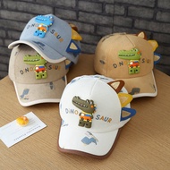 Children's Leisure Baseball Cap With 3D  Cartoon Dinosaur Pattern For Boy And Girls Hats Suitable Fo