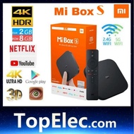 Xiaomi Mi Android TV BOX S Smart 4K Ultra HD 2G 8GB Google Services Media Streaming Player Gaming Console IPTV - topelec