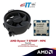 AMD Ryzen 7 8700F MPK Tray Unit AM5 Processor (8-Cores/16-Threads) W/Wraith Stealth Cooler | AMD Ryz