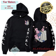 AOT Anime Attack On Logo Jacket TITAN - unisex Hoodie aot