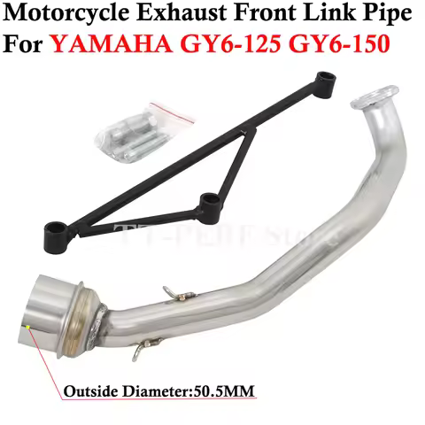 Motorcycle Exhaust Escape System Modified Muffler 51mm For YAMAHA GY6-125 GY6-150 GY6 125 125CC 150 