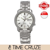 [Time Cruze] Seiko 5 SNKK65K1 Automatic 21 Jewels Silver Dial Men Watch SNKK65 SNKK65K
