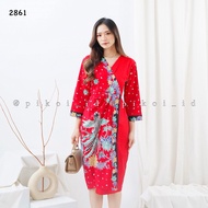 Modern batik dress / office batik dress / span batik dress / batik dress / batik dress / 2861