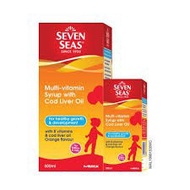 Seven Seas Kid Multi-Vitamin Syrup with Cod Liver Oil 500ml (free 100ml)
