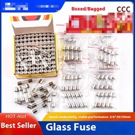 Fuse 5 * 20mm glass fuse fuse 6x30 250V 0.5A 1A 2A 4A 5A10A