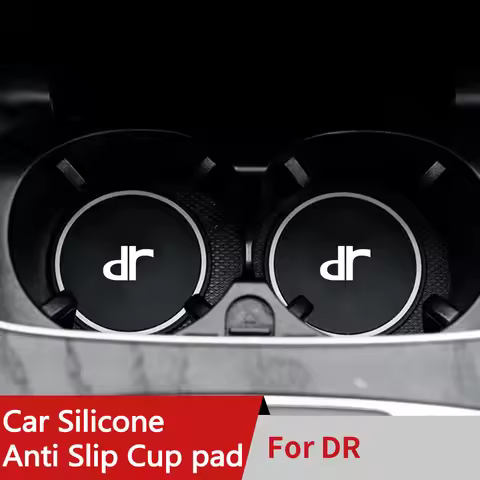 2pcs Auto Water Cup Holder Silicone Mat Anti Slip Insert Coaster Pads For DR Motors DR Zero DR3 DR5.