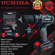 NWEI-mesin Bor cordless UCHIHA Bor baterai Bor listrik Beton Besi kayu