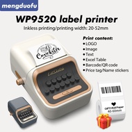 [SG STOCK]  Label Printer Portable Wir-eless Bluetooth Thermal Label Maker Sticker Printer Label paper Labeling Machine