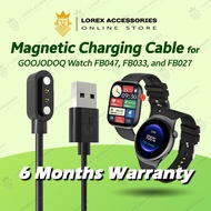 Charging Cable for GOOJODOQ Smart Watch, Magnetic USB Cable 100cm, Smartwatch Charger (FB047, FB033 