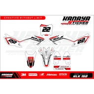 Decal KLX BF 150 /STICKER DECAL KLX SIMPLE ELEGANT DESIGN DECAL KLX CUSTOM