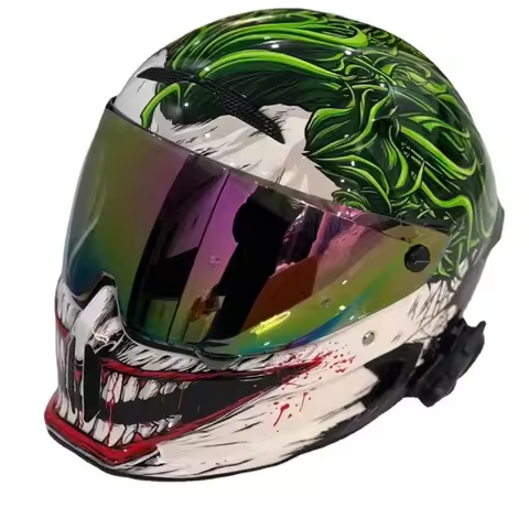 Motorcycle Helmet Visor Anti-UV PC Visor Lens ATLAS Model Dark Replacement Visor for RUROC ATLAS 3.0