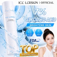 ICE LERSKIN 7% Glycolic Acid Pore Refreshing Toner 200ml Exfoliating Brightening Hydrating Skincare
