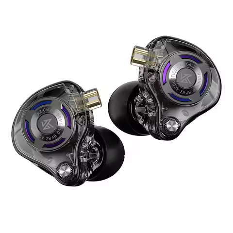 KZ Gale Earphone HIFI Bass Earbud Gaming and Music Headset Dynamic Driver Detachable Design Omnidire