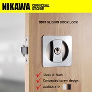 NIKAWA SD87 Sliding Door Lock for Pocket Door, Flush Door