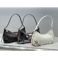 CK2-20671702 Belt Design Zipper Crossbody Trapezoid Shoulder underarm bag