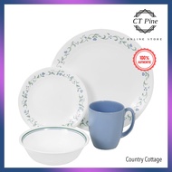 Corelle 16pc or 24pc Dinnerware Set Livingware [Country Cottage] /// Elegant Classy Plate Pinggan Bowl Mangkuk Mug Cawan