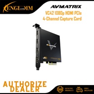 AVMATRIX VC42 1080p HDMI PCIe 4-Channel Capture Card