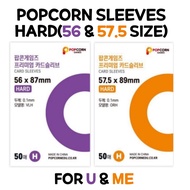 ∈┅HARD Popcorn sleeves for KPOP photocard 56X87 &amp; 57.5X89 SIZE