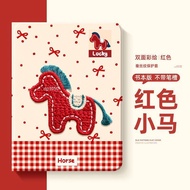 Book-Style iPad Protective Cases Checked Pony Suitable For 10 Shock-Resistant Air 7 6 5 mini 7 6 Wit