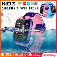 【COD】Q12 Kids Smart Watch Children Phone Jam Tangan Telefon Budak Lelaki Smart watch Location Call V