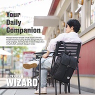 Evernext - Men's Waterproof Backpack Korean Waterproof Backpack Wizard Laptop Backpack