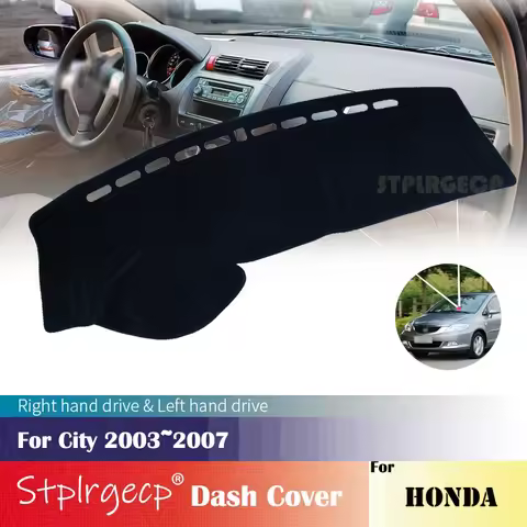 for Honda City 2003~2007 Anti-Slip Dashboard Cover Protective Pad Car Accessories Sunshade Carpet 20