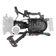 JTZ DP30 Camera Base Plate + Electronic Hand Grip + Shoulder Pad Support Rig 15mm Rod Kit for Sony F