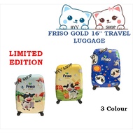 Friso Gold 16 Inch Travel Luggage (Light Blue)