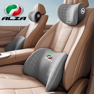For Alza 09-2025 Car Neck Lumbar Pillow Memory Foam High Quality Set for perodua alza 2025 2024 2018