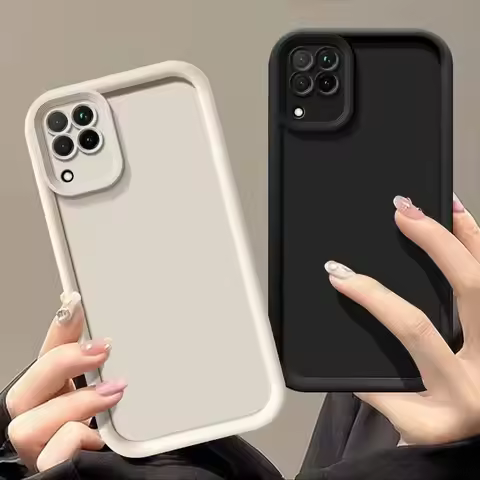 For Samsung Galaxy A12 Phone Case Galaxy F12 M12 Protection Camera Protection Matte Soft Cover Coque