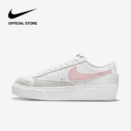 Nike Womens Blazer Low Platform Shoes - White รองเท้าผู้หญิง Nike Blazer Low Platform - สีขาว