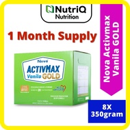 Nova Activmax Vanilla Gold Big Box (8X 350gram) Susu Kencing Manis Diabetic Milk Powder Diabetes 糖尿病