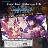 New Genshin Impact ☆ Raiden Shogun Ei ☆ Sangonomiya Kokomi ☆ Yae Miko miHoYo Thicken อะนิเมะ แผ่นรอง