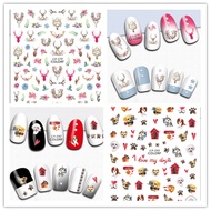 Animal Manicure Sticker Adhesive Flower Cartoon Puppy Animal Manicure Sticker CA241-270