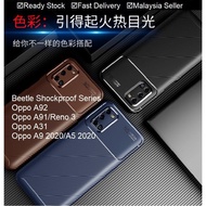 Oppo A92 A91 A31 A9 2020 A5 2020 Reno 3 A92020 A52020 Beetle Fiber Shock Proof Resistant Phone Case 