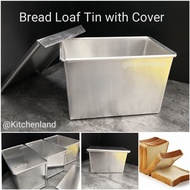 Bread Tin with Cover /Lid Bread Loaf Tin/ Pullman Bread Loaf / Roti Mawar / Loaf Pan