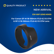 EW-60F EW60F Lens Hood for Canon EF-M 18-150mm F3.5-6.3 IS STM & RF-S 18-150mm F3.5-6.3 IS STM Lens
