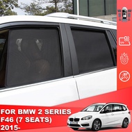 For BMW 2 Series Gran Tourer F46 2014-2022 Car Sunshade Shield Rear Side Baby Window Sun Shade Visor