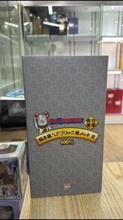 (N)開封品 Medicom Toy Bearbrick Be@rbrick 400% Lucky Cat Neko Sliver 招財貓 銀 弐 合眼