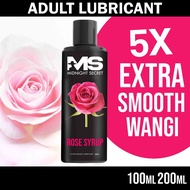 [ 5X SMOOTH ] MS Rose Smooth Lube & Basic Lube Adult Personal Water Based Lubricant Pelincir Condom 